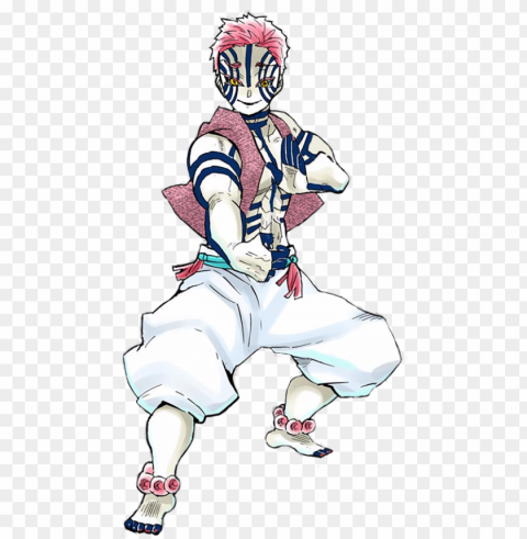 Kimetsu No Yaiba Akaza Transparent PNG Graphics Bulk Assortment