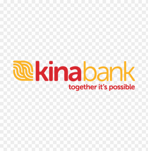 kina bank red and gold PNG for mobile apps