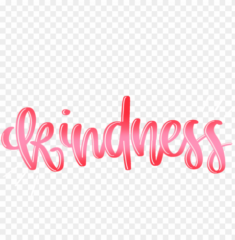 kindness - graphics - calligraphy Clean Background Isolated PNG Icon