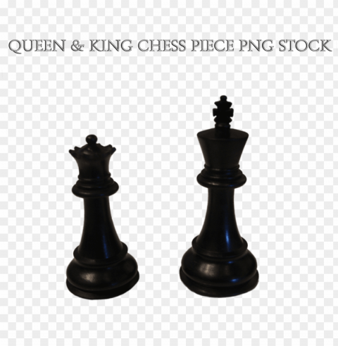 king chess piece clip art - black king and queen chess Isolated Character on Transparent Background PNG