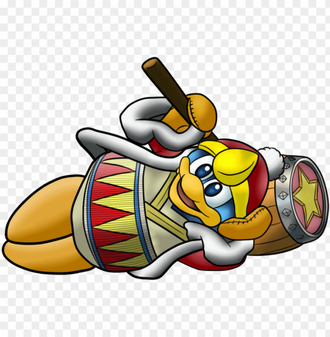 king dedede pose by richy miner - king dedede laying dow PNG images free download transparent background