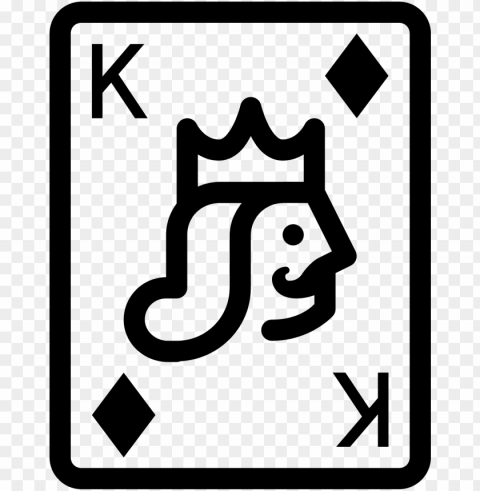 king of diamonds icon - king of hearts ico Transparent PNG Graphic with Isolated Object