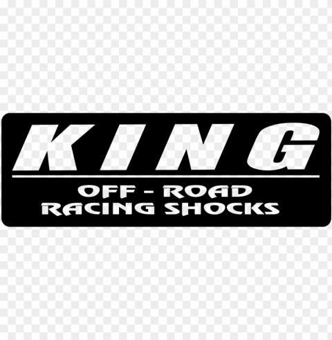 king off-road shocks sponsor decal PNG files with no royalties