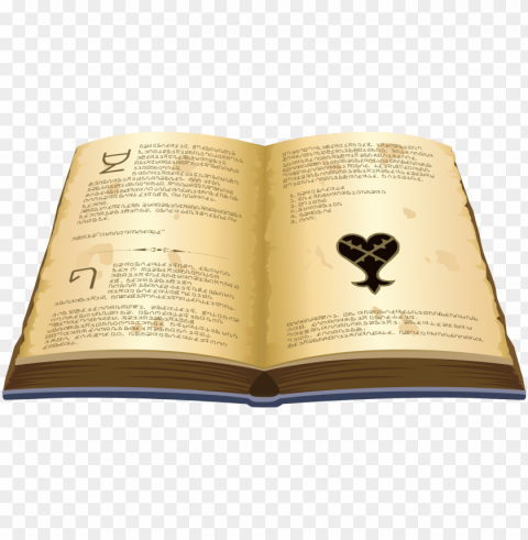 kingdom hearts english book PNG for educational use