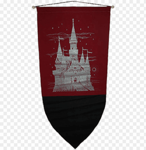 kingdoms and castles banners Isolated Design Element in PNG Format