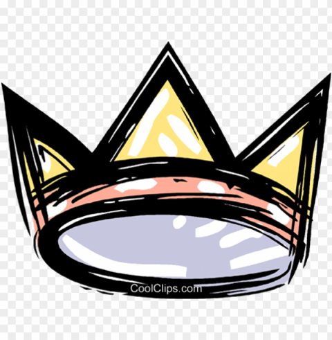 king's crown royalty free vector clip art illustration - king crown logo Isolated Graphic in Transparent PNG Format