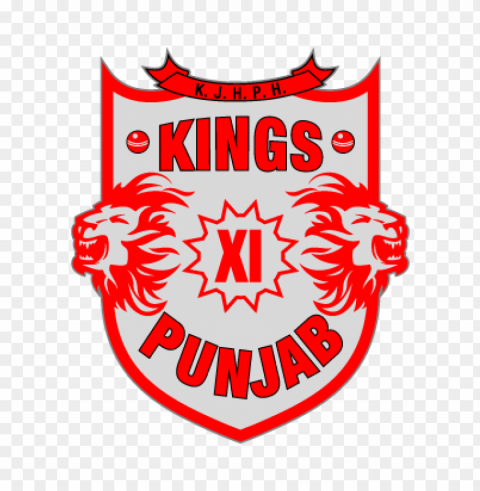 kings xi punjab vector logo Transparent Background Isolated PNG Design