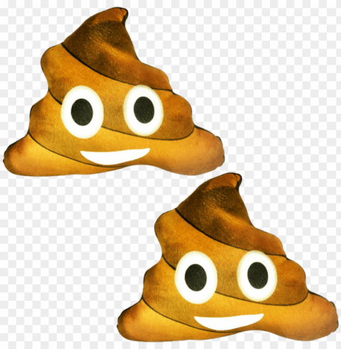 kipp brothers poop emoji pillow Isolated Graphic with Clear Background PNG