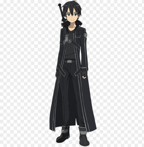 kirito - anime sword art online kirito full body PNG objects PNG transparent with Clear Background ID 07815c6e