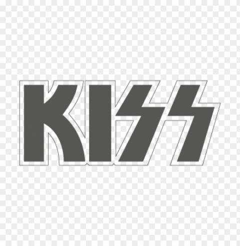 kiss eps vector logo free download PNG Image with Clear Background Isolation