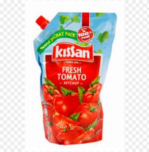 kissan fresh tomato ketchup pouch - kissan tomato ketchup pouch PNG no watermark
