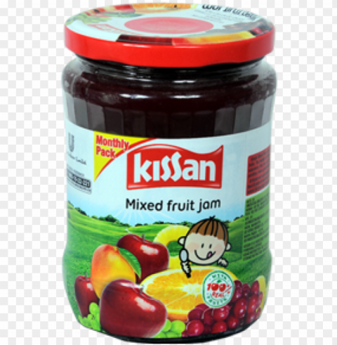 kissan mixed fruit jam 700 g - kissan mixed fruit jam 700 Transparent Background Isolation in PNG Format