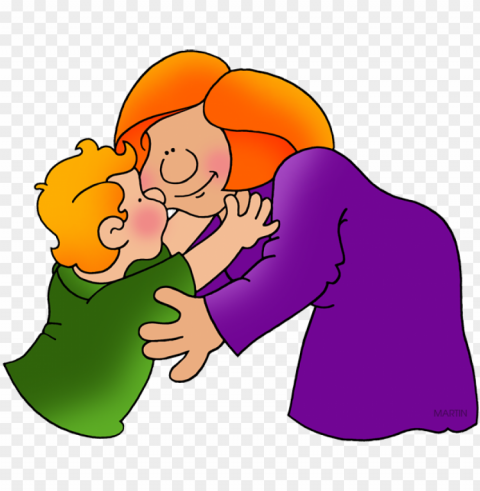 kisses clipart mother child - kiss mom clip art Transparent PNG images pack PNG transparent with Clear Background ID 4765326b