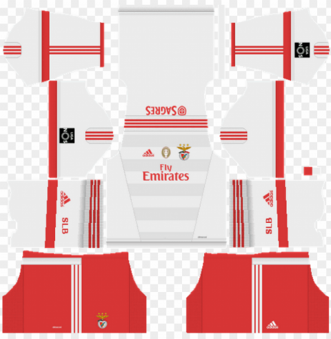 kit benfica dream league soccer PNG images with transparent elements