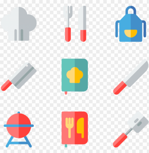 kitchen icons vector - kitchen icons vector PNG Image with Transparent Isolated Graphic