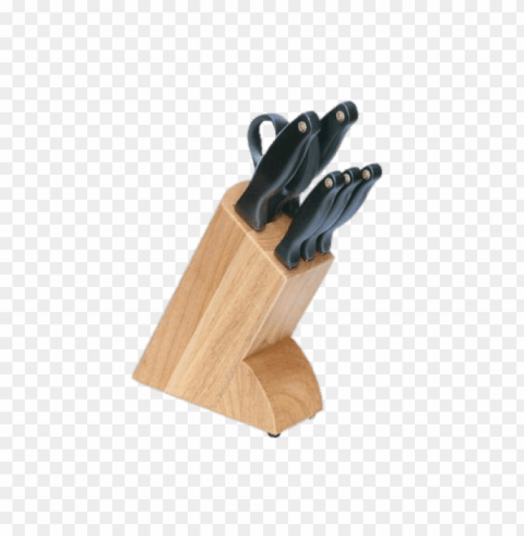 kitchen knife set PNG for social media