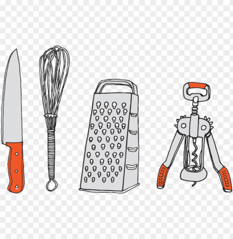 kitchen utensils Free PNG download no background