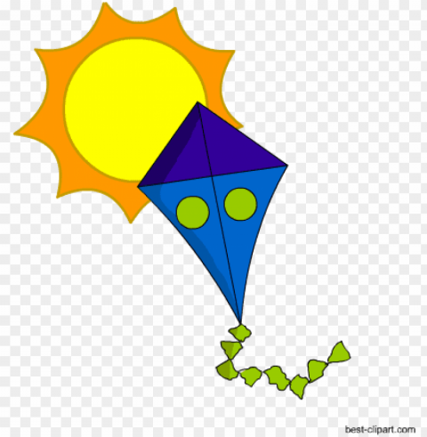 kite and sun free - kite and sun free PNG Graphic Isolated on Clear Background