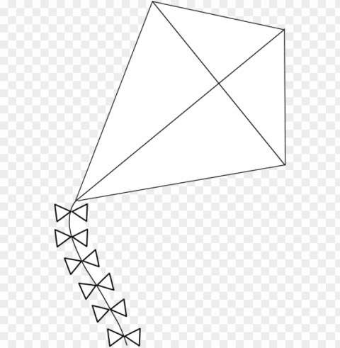 kite black and white kiteat vector- outline of a kite PNG photo without watermark