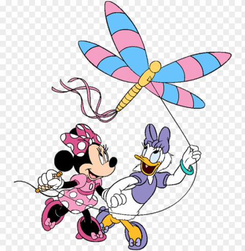 kitefly kite - minnie mouse and daisy duck flying kites PNG pictures with no background