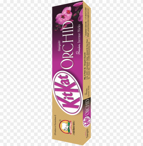 kitkat orchid premium incense sticks - chocolate PNG images with clear alpha channel broad assortment