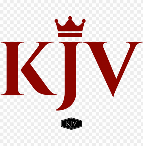kjv bible apparel kjv logo red w crown - kjv logo PNG graphics with alpha transparency broad collection