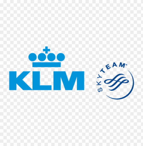klm skyteam vector logo PNG for free purposes