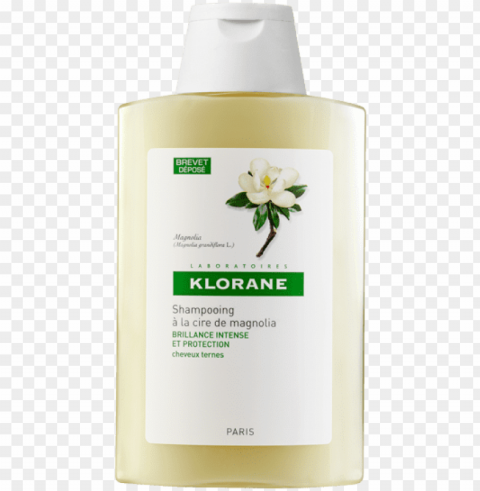 klorane magnolia wax shine shampoo for dull hair 200ml Transparent background PNG artworks
