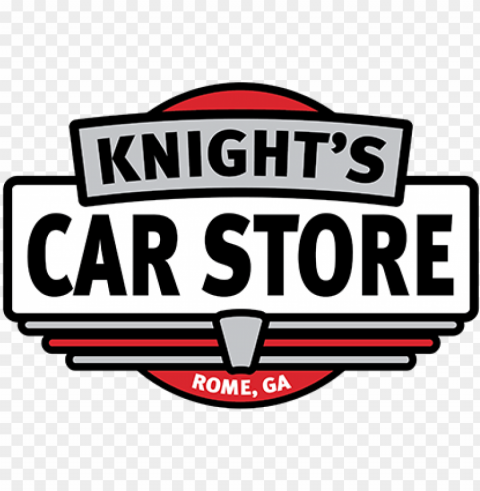 knight's car store PNG images with transparent layering