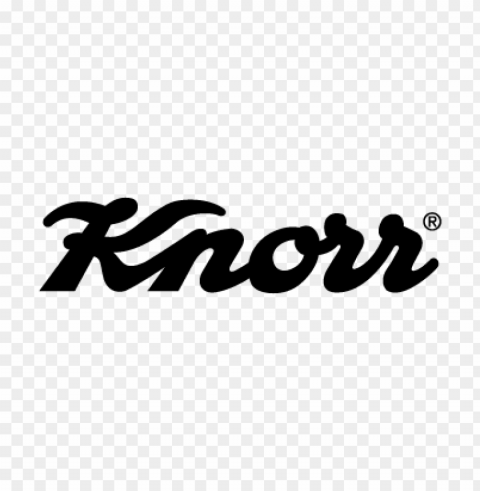 knorr black vector logo PNG images for merchandise