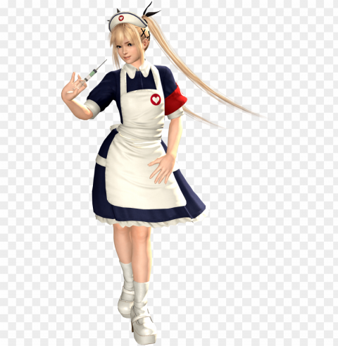 koei tecmo dead or alive dead or alive 5 marie rose - marie rose dead or alive nurse PNG Image with Transparent Isolated Graphic