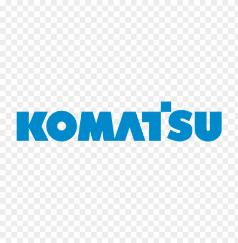 komatsu vector logo PNG Graphic with Transparent Isolation