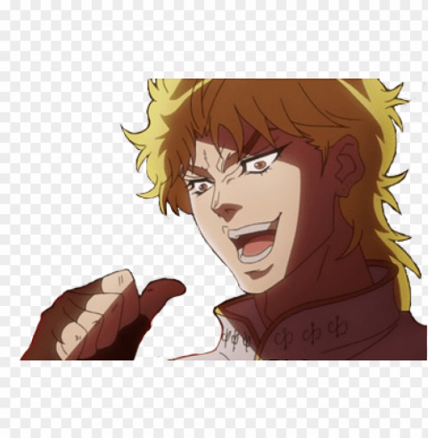 kono dio da - jojo dio PNG with clear background extensive compilation