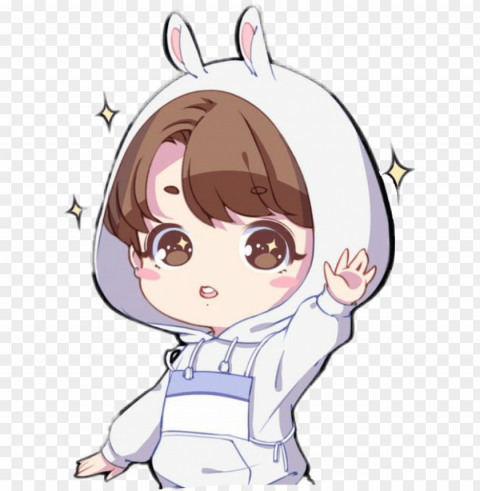 kooki bts armys chibi kawaii lagalleta junkook - kawaii imagenes de bts PNG artwork with transparency