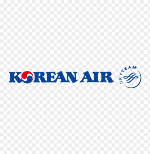korean air lines vector logo free PNG files with no backdrop wide compilation