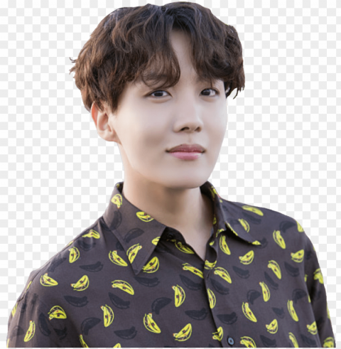 kpop bts kpopbts jung hoseok sticker brown bangtan - jung hoseok brown hair Transparent Background PNG Isolated Item