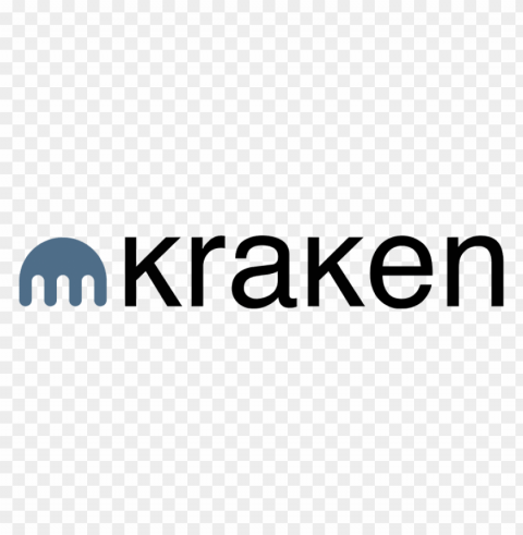 kraken logo Isolated Illustration with Clear Background PNG