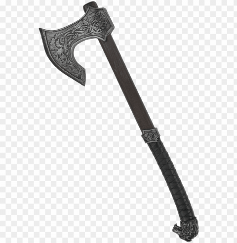 krieger - axe - pole - weapons - calimacil krieger - two hands - larp axe Transparent graphics PNG transparent with Clear Background ID 382cbea1