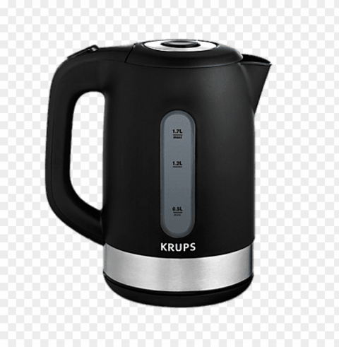 krups black hot water kettle PNG files with clear background collection