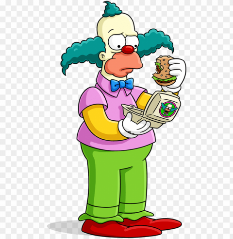 krusty the clown - krusty the clown PNG with clear background set