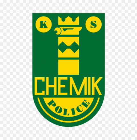 ks chemik police vector logo Transparent Background Isolated PNG Design