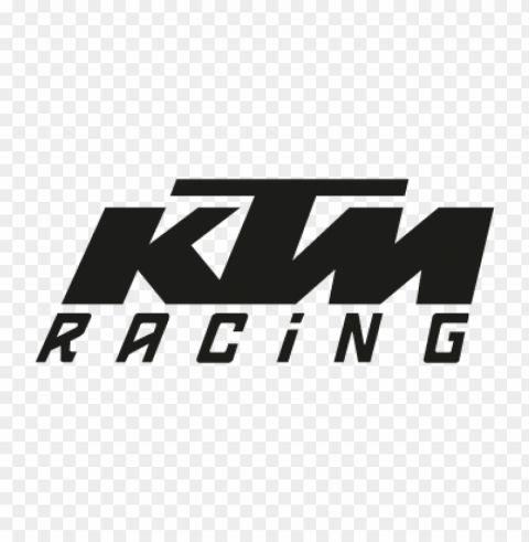 ktm racing black vector logo PNG images free