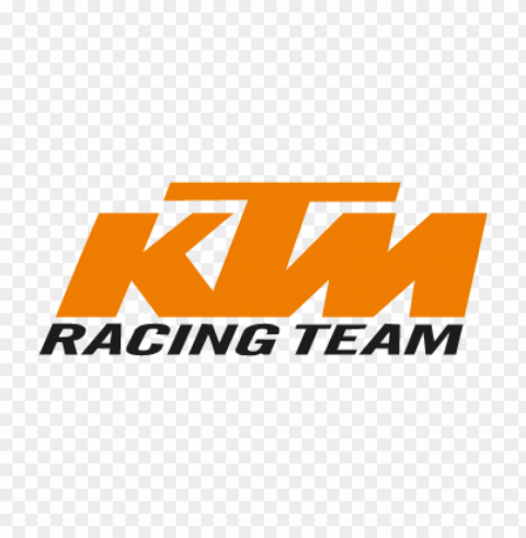 ktm racing team vector logo free PNG Image with Transparent Isolated Graphic Element