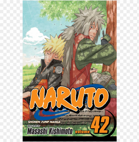Купете manga - naruto volume 42 Transparent Background PNG Isolated Graphic