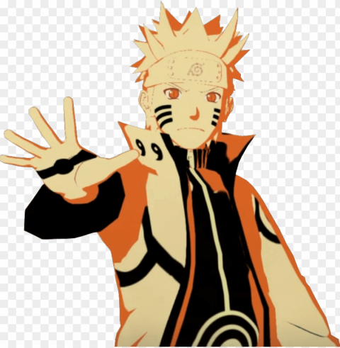 Kurama Mode Naruto - Naruto Kurama Mode PNG Clipart