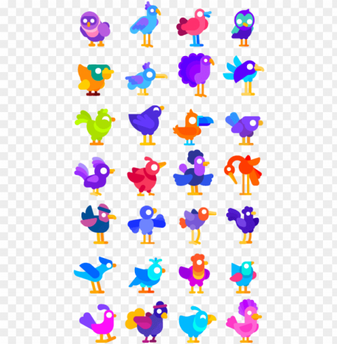 kurzgesagt all birds Isolated Graphic Element in HighResolution PNG PNG transparent with Clear Background ID eec7f86d