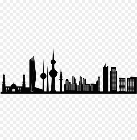 kuwait city - kuwait skyline Isolated PNG Image with Transparent Background PNG transparent with Clear Background ID 4b6559b0