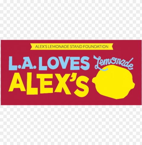 la loves alex's lemonade PNG Image with Clear Background Isolation