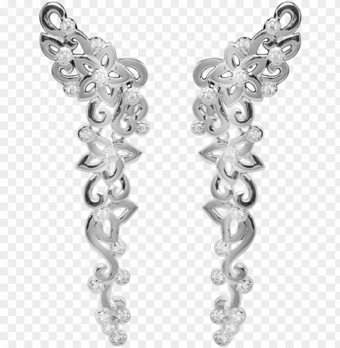 Lace - Earrings PNG Transparent Images For Social Media