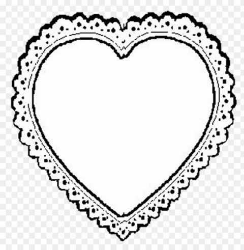 Lace Heart Free PNG